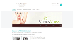 Desktop Screenshot of firmaskinmedspa.com